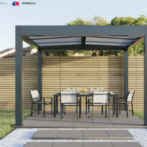 Titan option of SunControl III pergola by Pergola Prestige